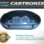 Dashboard cluster for Alfa 166 with speedometer and gauge displays.
