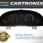 Instrument cluster dashboard for Citroen Dispatch with speedometer and other gauges.
