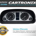 Mercedes B-Class W169 W246 dashboard instrument cluster with speedometer and display.