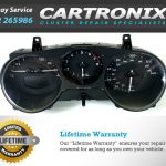 Instrument cluster dashboard for Seat Altea with speedometer, fuel gauge, and warning lights.