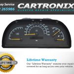 Mercedes Vito W638 instrument cluster with speedometer and gauges, 638-inch display.