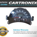 Instrument cluster dashboard for VW Beetle with speedometer and gauges displayed.