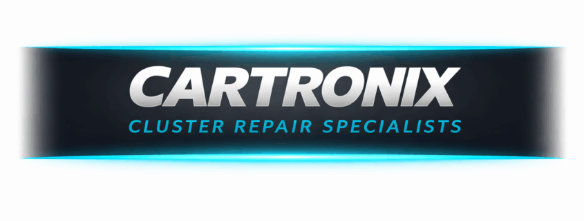 Sign displaying the Cartronix name and 'Cluster Repair Specialists' in bold lettering.